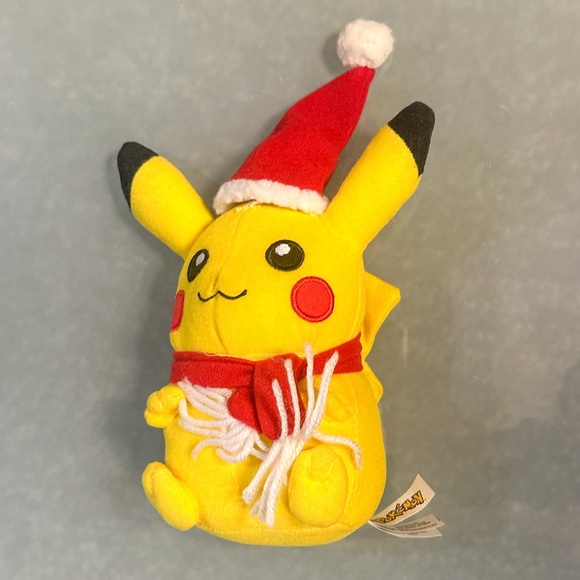 Pikachu Christmas Plush Toy – Pokémon Holiday Collectible - Picture 1 of 5